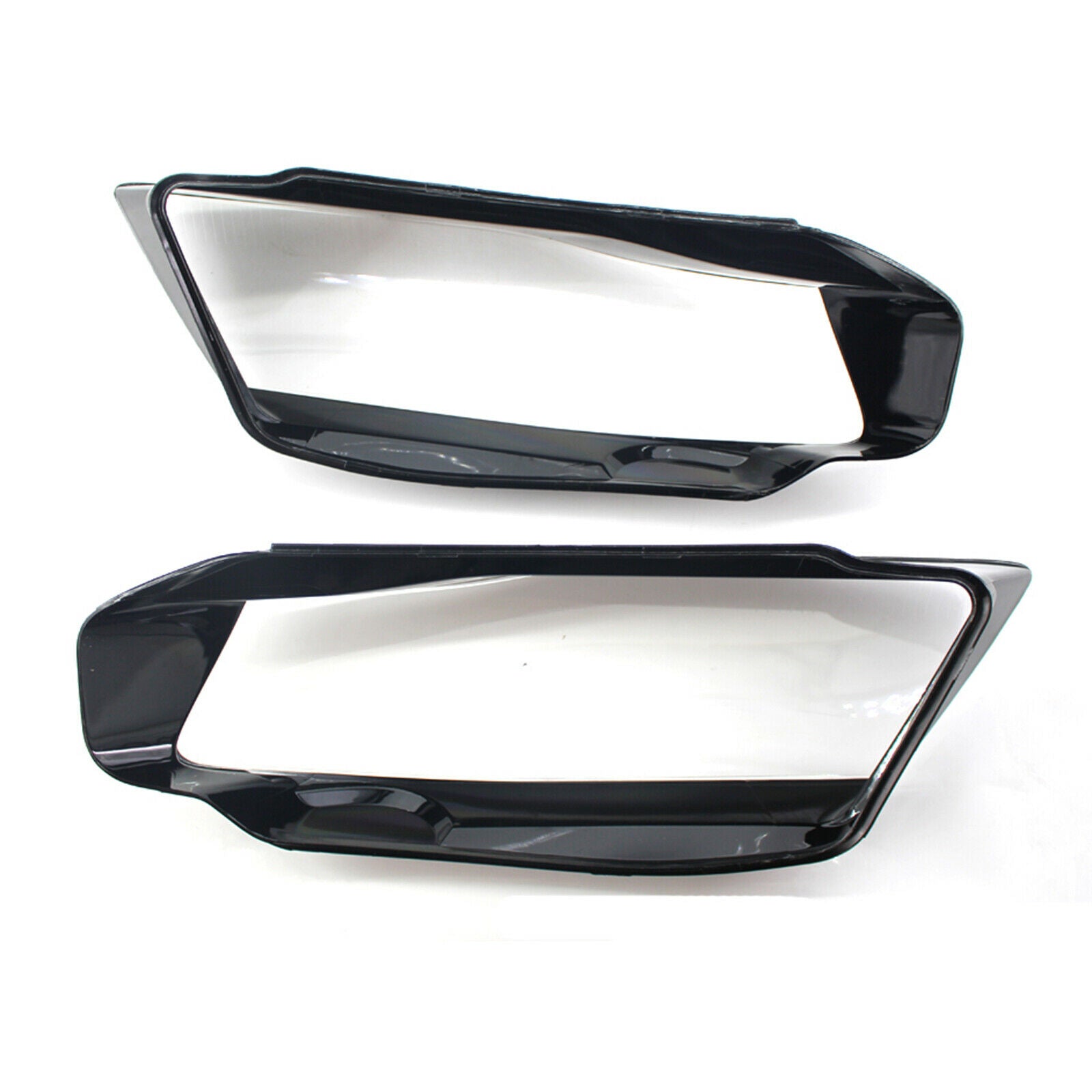 Car Headlight Lens Cover Fits for Audi A4 2009-2012 B8 Left and Right Side