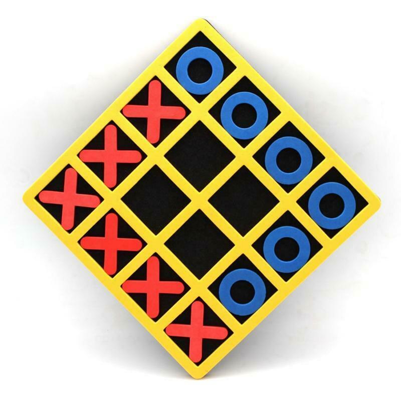 Board Games Tic Tac Toe Fun Family Games to Play in Box Strategy Board Games