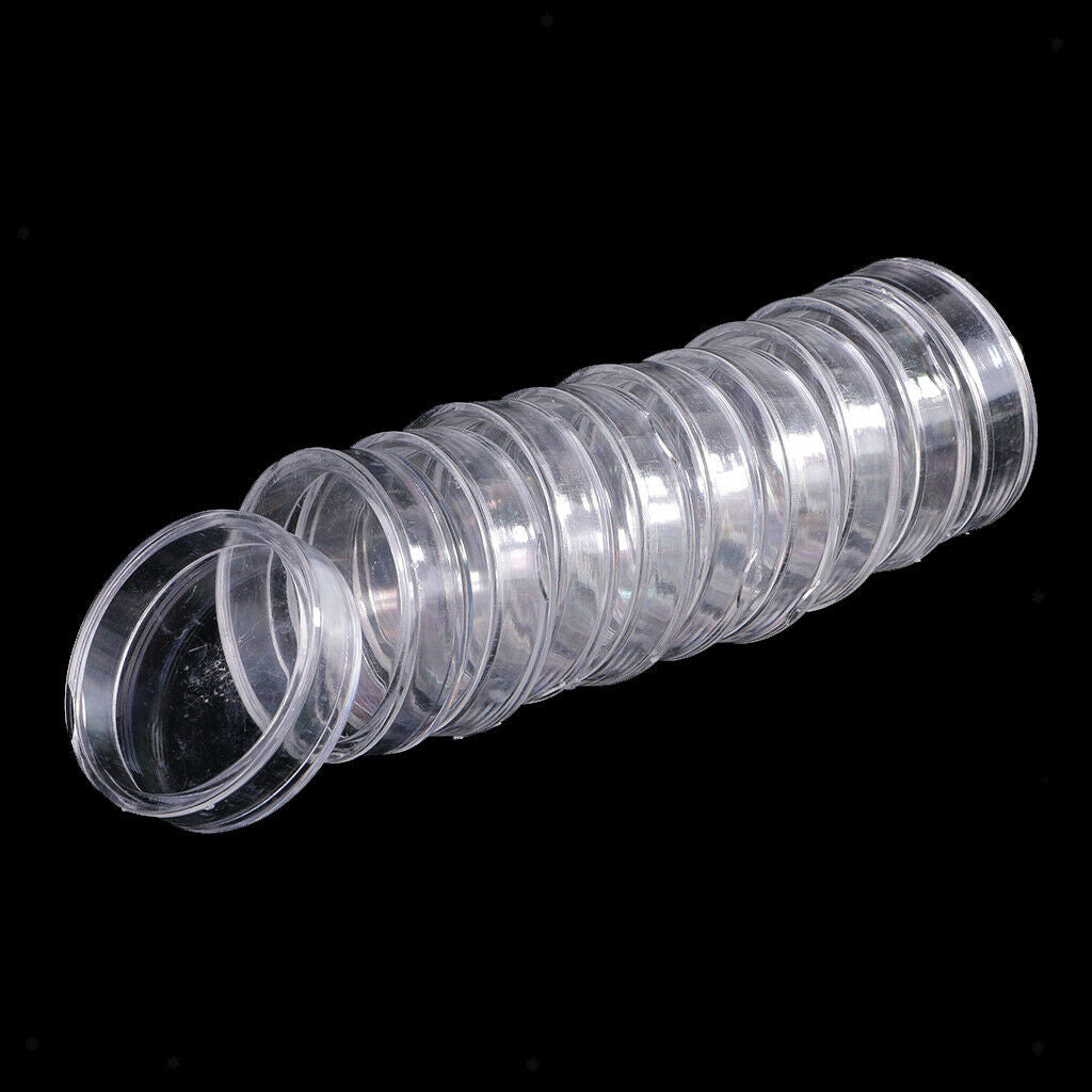 40pcs Plastic Coin Capsules Storage Case Protector Collector Case 45mm+41mm
