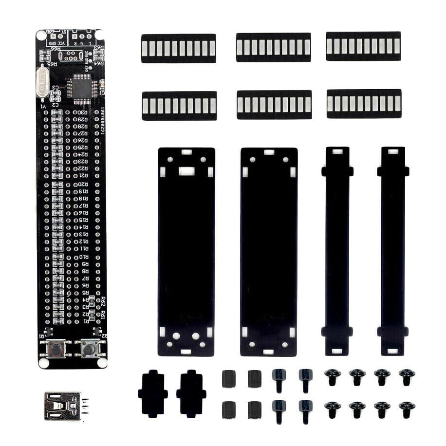 VHM-902 Mini Dual 30 Level Indicator VU Meter Stereo Amplifier Board with AGC M8