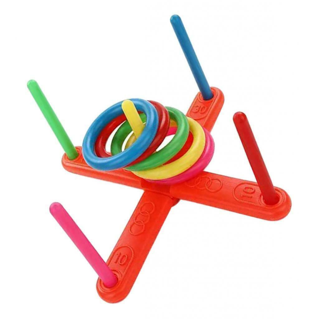 Outdoor Garden Games Ring Toss Toys for Children Family Boys Girl Gift