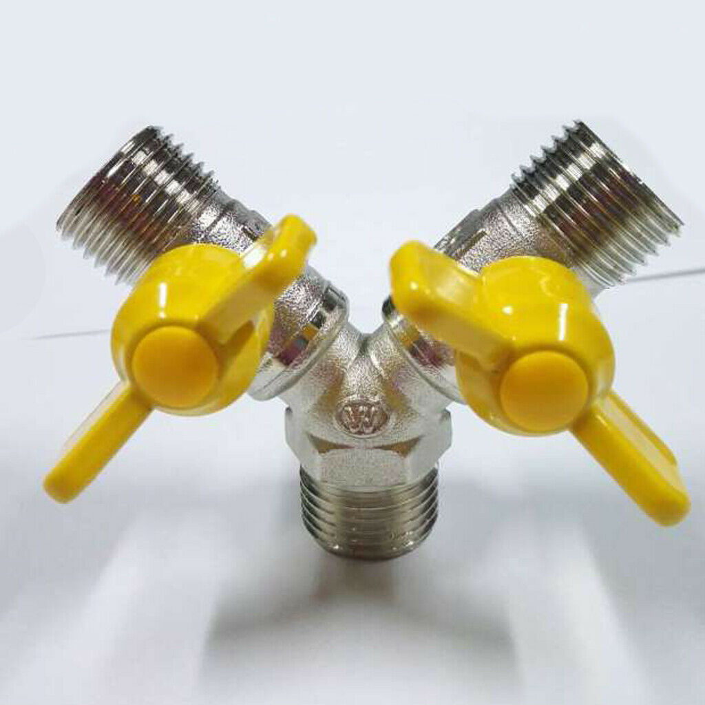 Gas Air line Water Pipe Gas LPG Tube Plumb Hose Adapter Y Splitter Connector