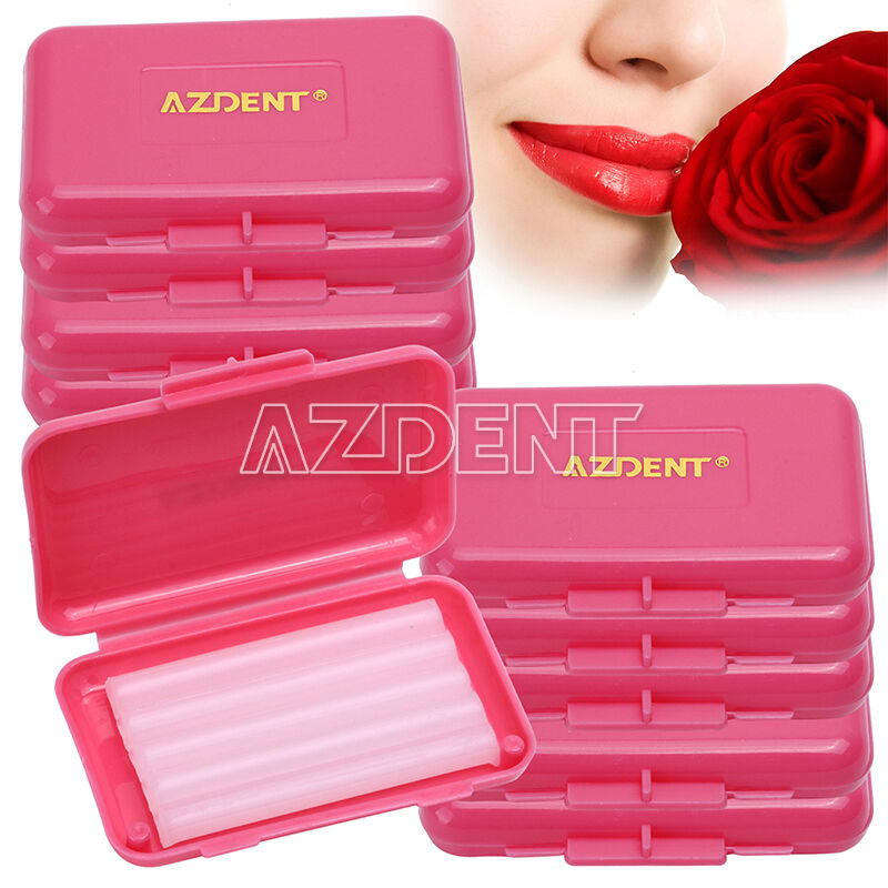 200 Kits Dental Orthodontic Wax Gum Irritation Rose Scent for Bracket Braces