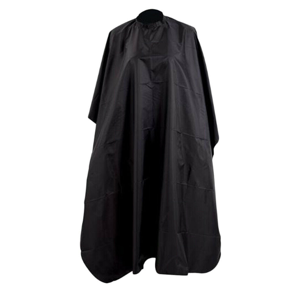 10Pcs Waterproof Salon Styling Capes Barber Shop Hair Dyeing Perm Gown Black