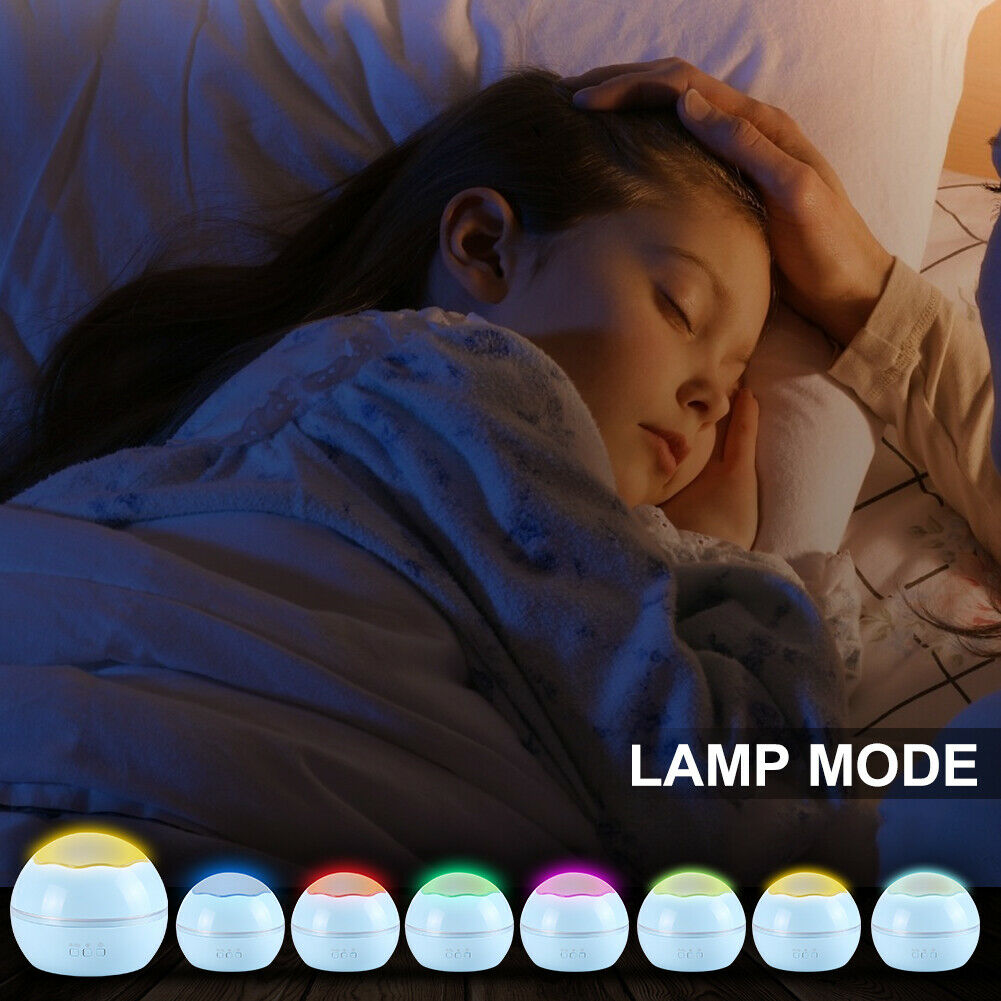 USB Rotation Starry Star Sky Romantic Moon Room Night Light Lamp Projector
