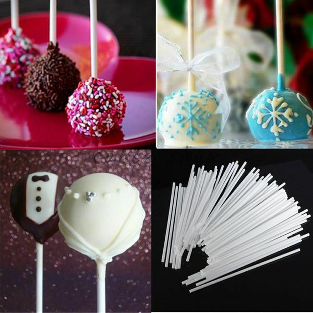 Lollipop Lolly Stick Party Supplies Candy Chocolate Cake Making Mould 100pcs