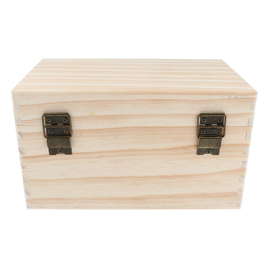22 Slots Essential Oil Wooden Box Organizer Pine Wood Storage Case Container