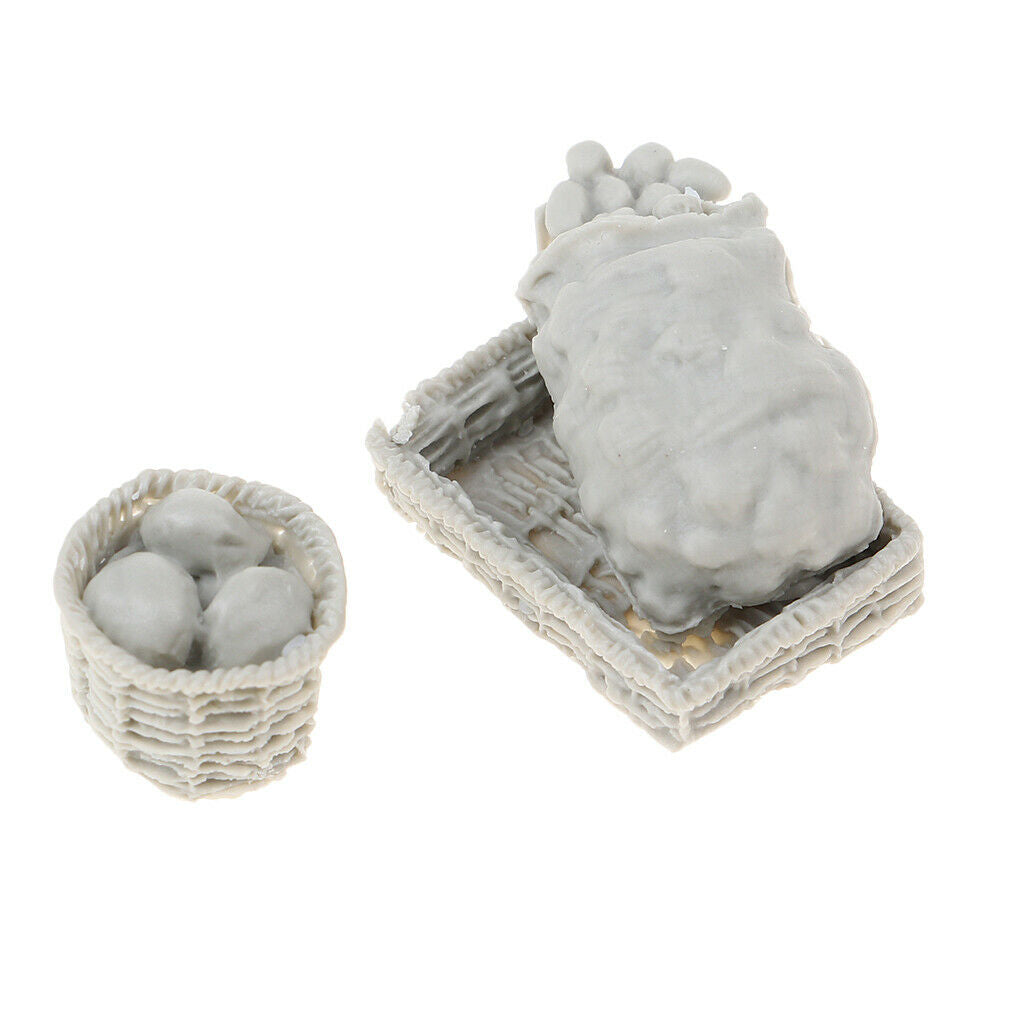 4set 1/35 Scale , Sand Table Scene, Build Food Basket ,for Military Food Supply