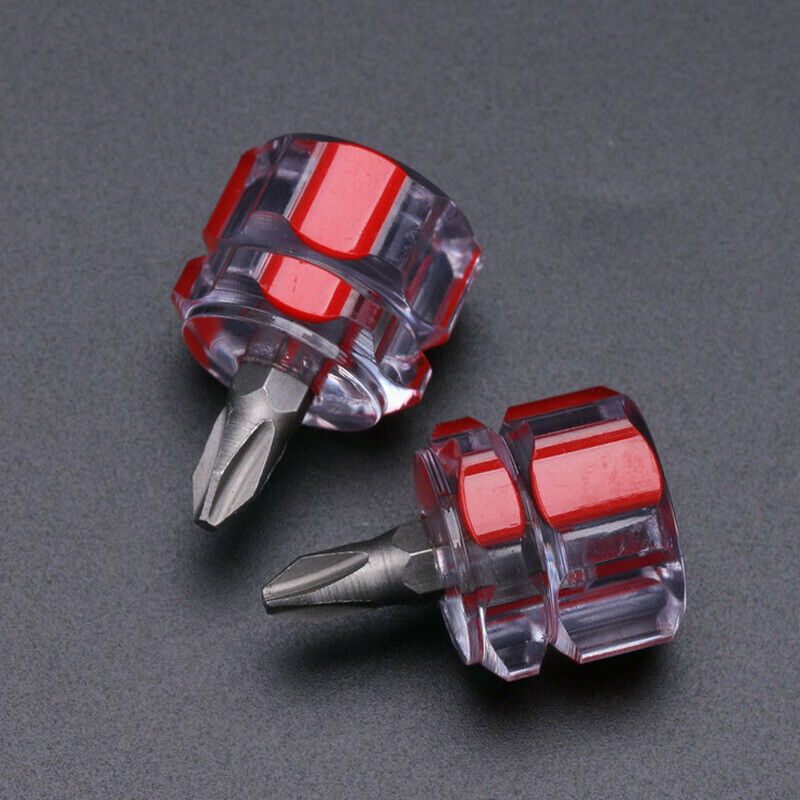 10Pcs Guard Plate Baffle Plate Transparent Handle Phillips Mini Screwdriver Tool