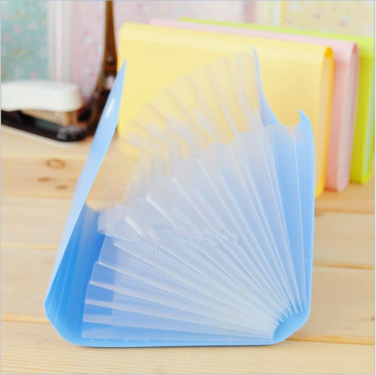 File Bag Pouch Bills Receipts Folder Card Holder Organizer Fastener  JR J.ZY Ad
