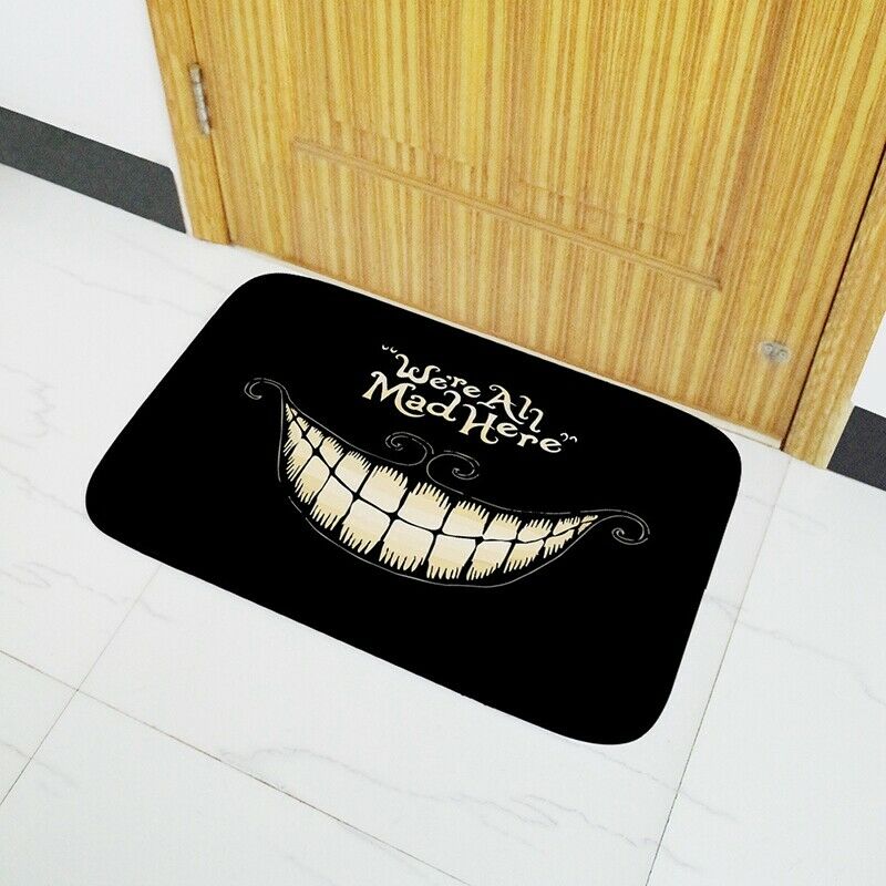 40X60cm We'Re All Mad Here Printed Doormat Floor Mat Home Creative Mat Super SK1