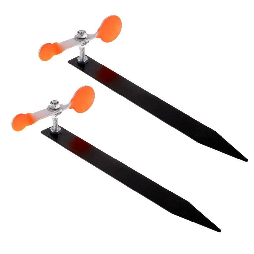 2pcs Spinners Shooting Targets with Stake