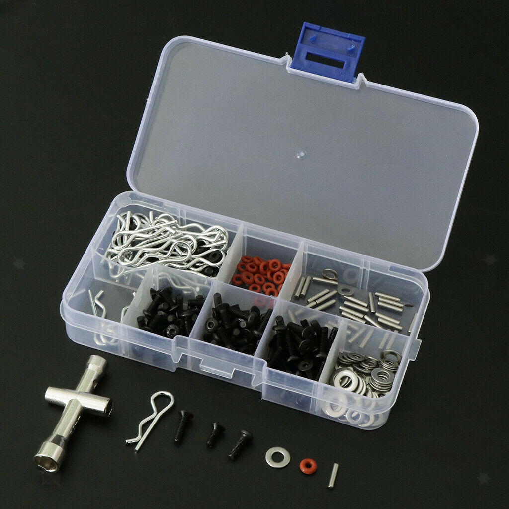 270pcs/set Screws Box Repair Tool, Economical and Practical 1/10 HSP RC Car DIY