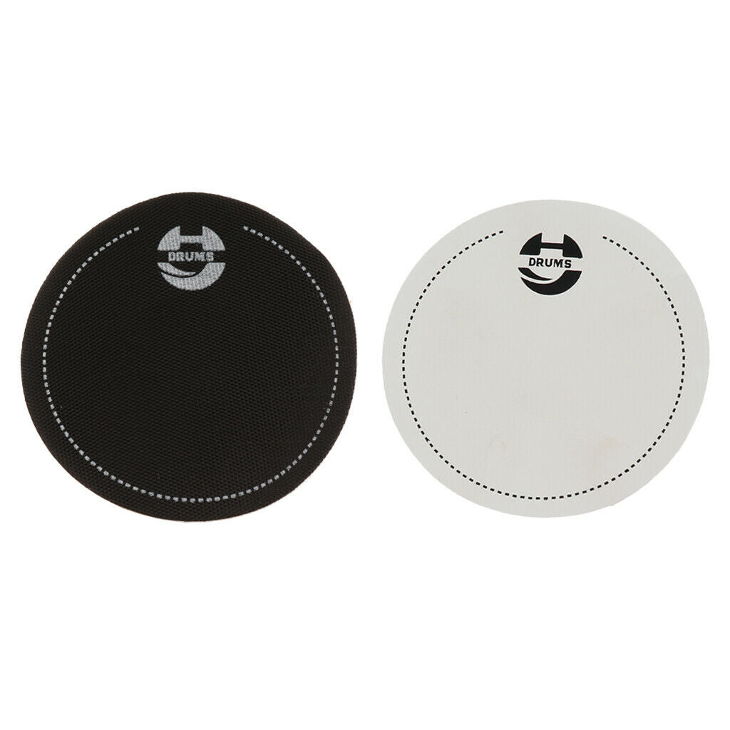 2 Pcs Bass Drumhead Pad Patch Drum Head Protector for Drum Player