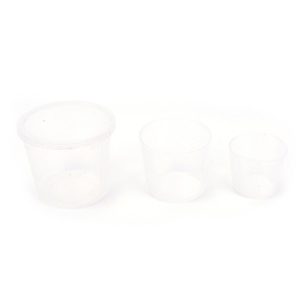 Small Plastic Glue Mixing Cup Bait Mix Measuring Cups Kit  for Carp Fishin.l8