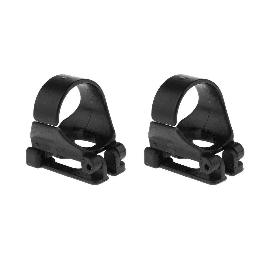 Pack of 2 Universal Dive Snorkel Clip Keeper Plastic Breath Tube Holder