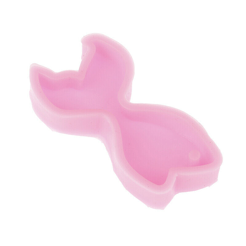 Mermaid tail shape silicone mold for keychains Pendant Key chain Mol.l8