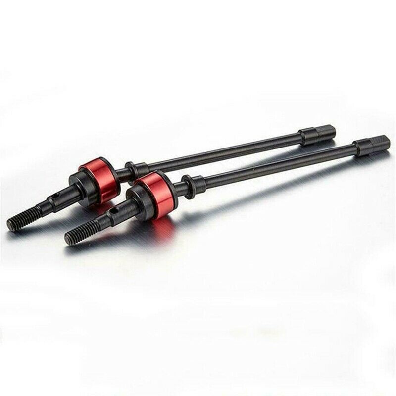 1Pair Stainless Steel Cvd Drive Shaft Front Axle Rc Parts for Axial Scx10 ClerR5