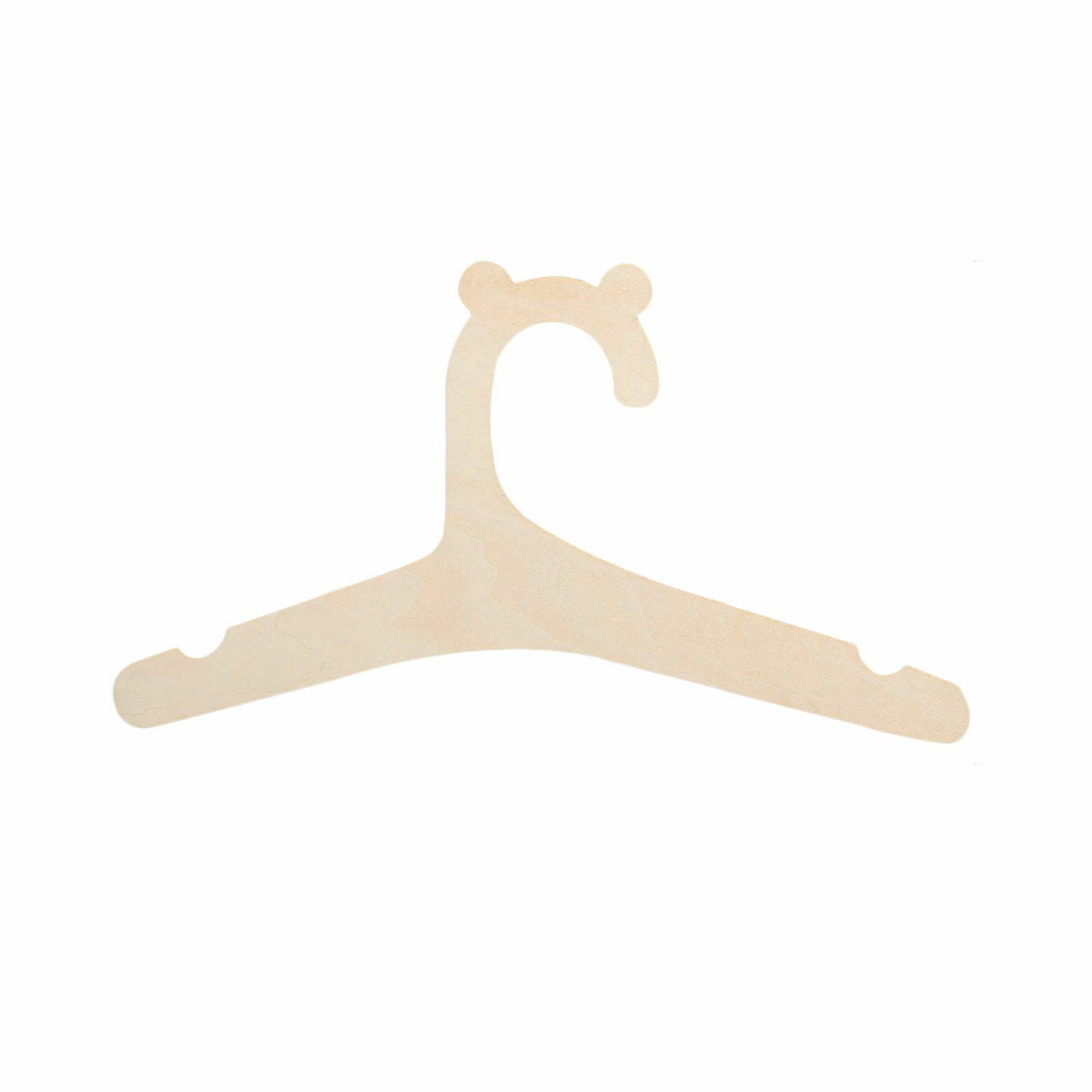 10Pcs/5Pcs Wood Baby Clothes Hangers Hanging Racks for Children 10 Pieces