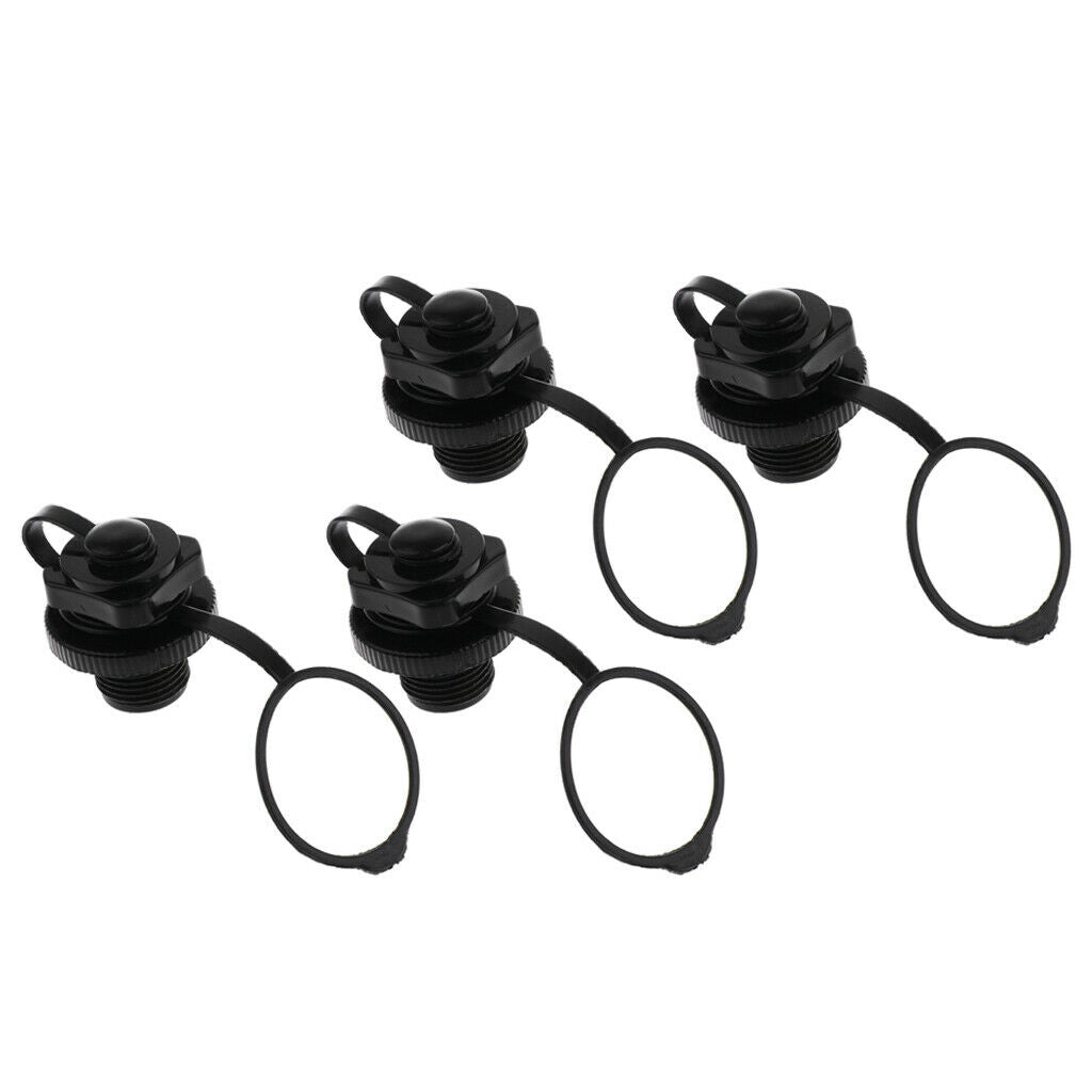 4Pcs Boston Valve Screw Air Valves   for Inflatable Boat Kayak Airbed Raft