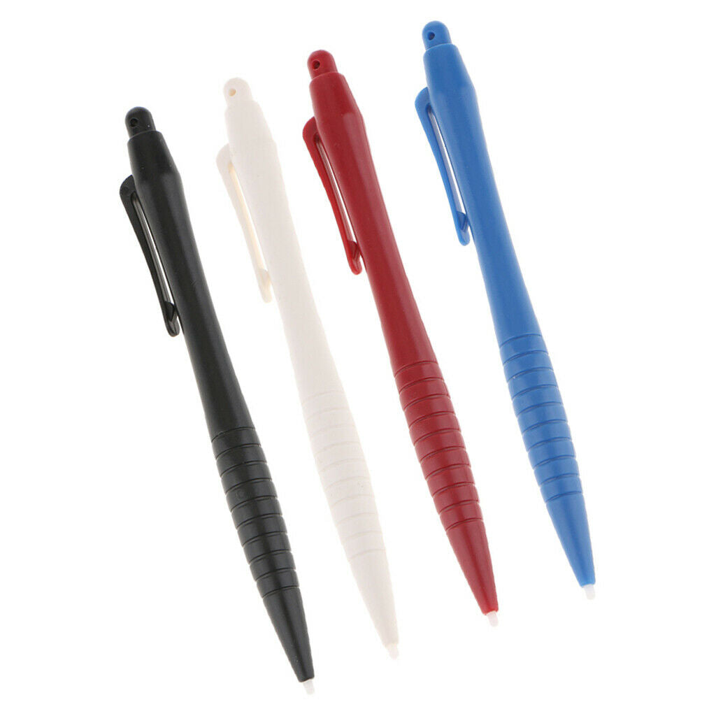 4Pack Stylus Plastic Retractable Touch Pen for Nintendo WII U 3DS 3DSXL NDSL