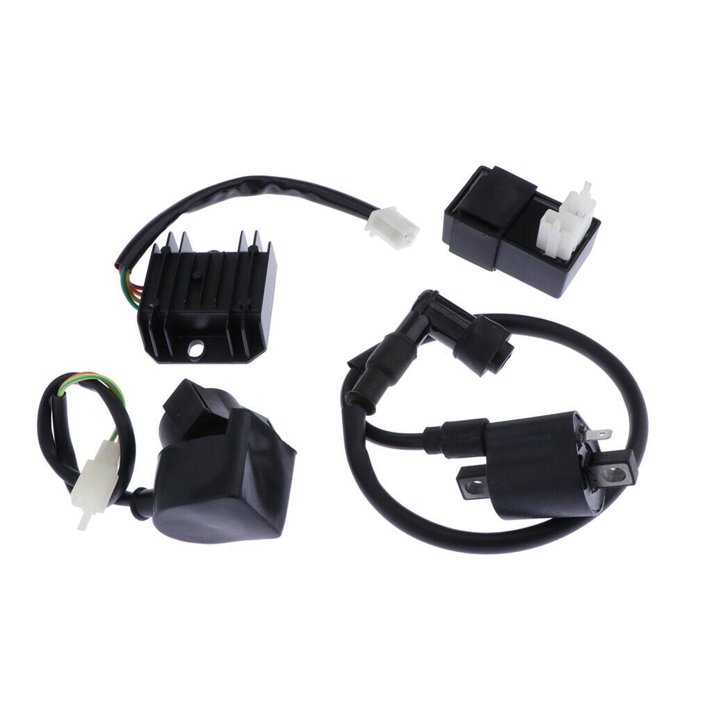 125cc 150cc Ignition Coil CDI Solenoid Relay Regulator ATV Scooter Moped