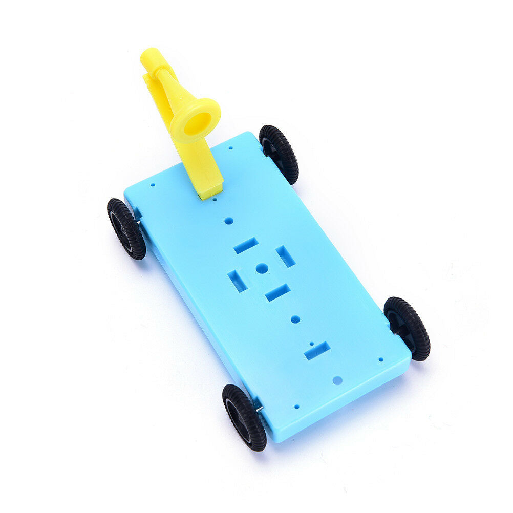 Science Physical Experiments Homemade Balloon Recoil Car DIY Materials Fo.l8