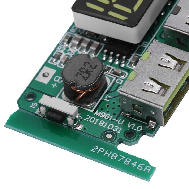 Boost 5V High Pass Qc3.0 Fast Charging Press Board With Digital Power Display B2