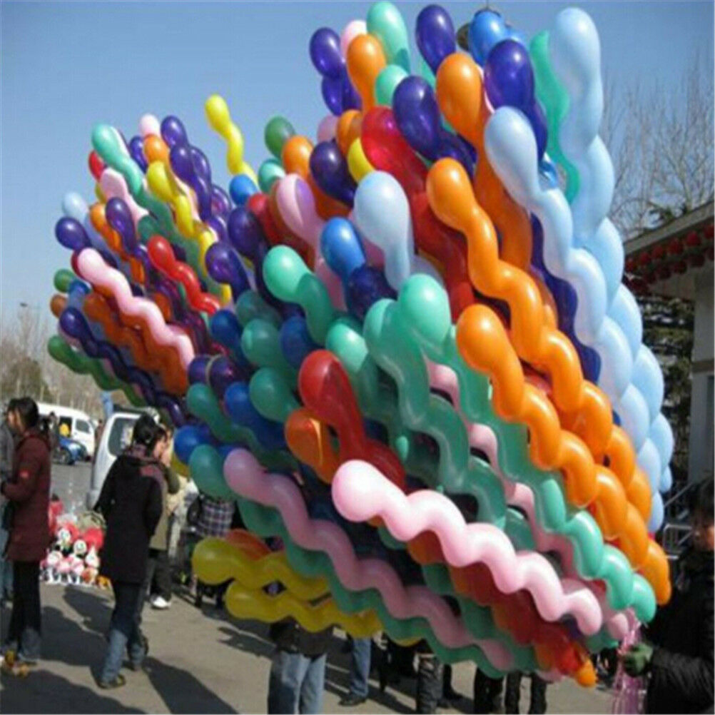 10 pcs Thick Long thread Latex Balloons Wedding Anniversary Balloon Decora.l8
