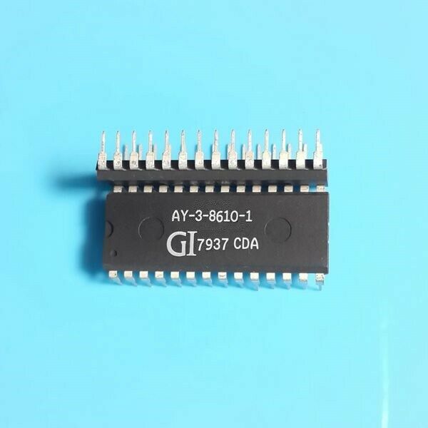 1PCS  IC SOUND(GI) DIP-28 AY-3-8610-1 AY-38610-1