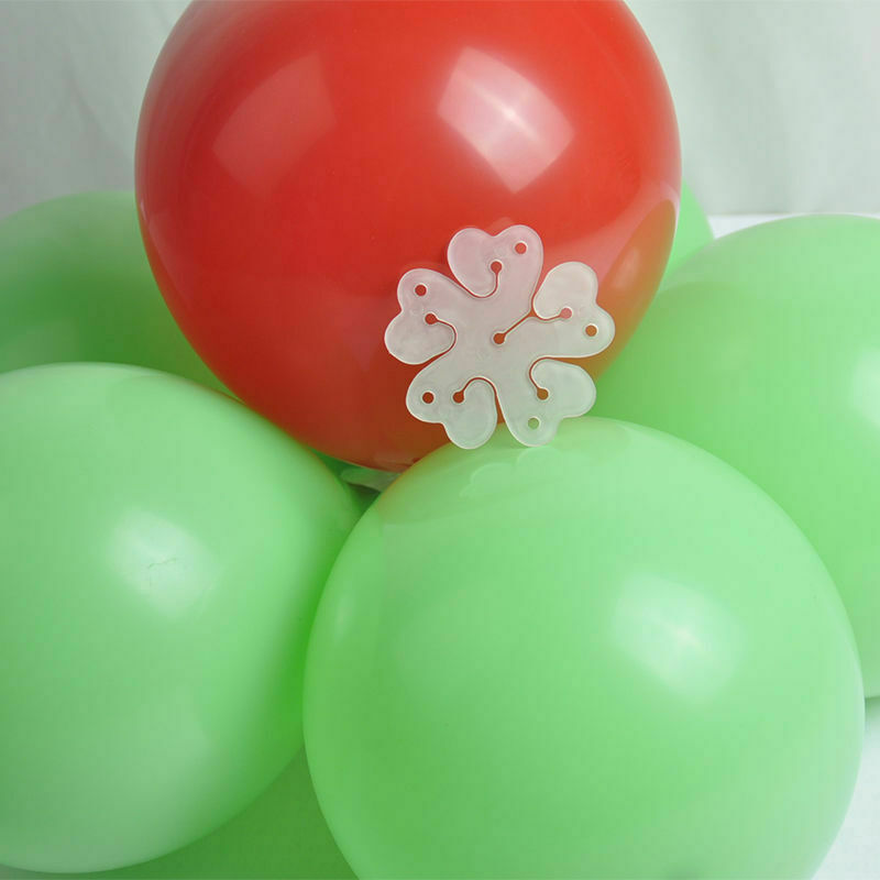 5pcs Balloon Plum Flower Clip Tie Party Birthday Wedding Balloon Decoration Gift