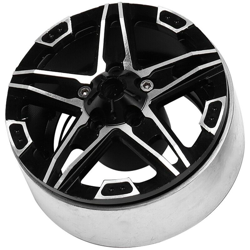 4PCS RC Cler 1:10 Alloy Wheel Rim 1.9 Inch Beadlock Wheel Rim for 1/10 TraxxasB4