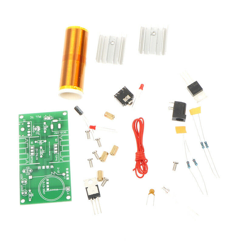 Mini Tesla Coil Plasma Speaker Kit Electronic Field Music DIY Project KitsB TL