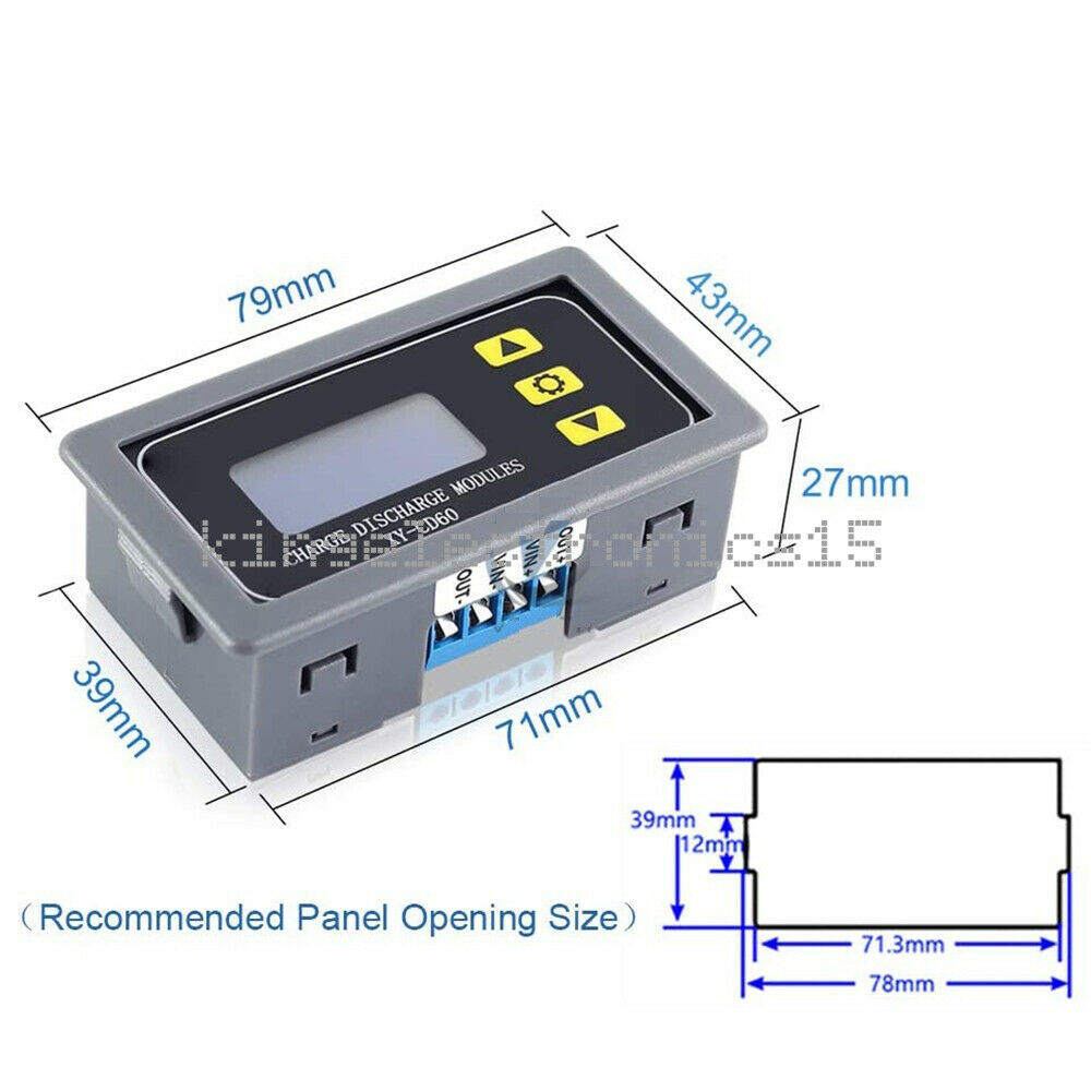 1X DC 6-60V Solar Battery Charger Controller Charge Discharge Protection Module
