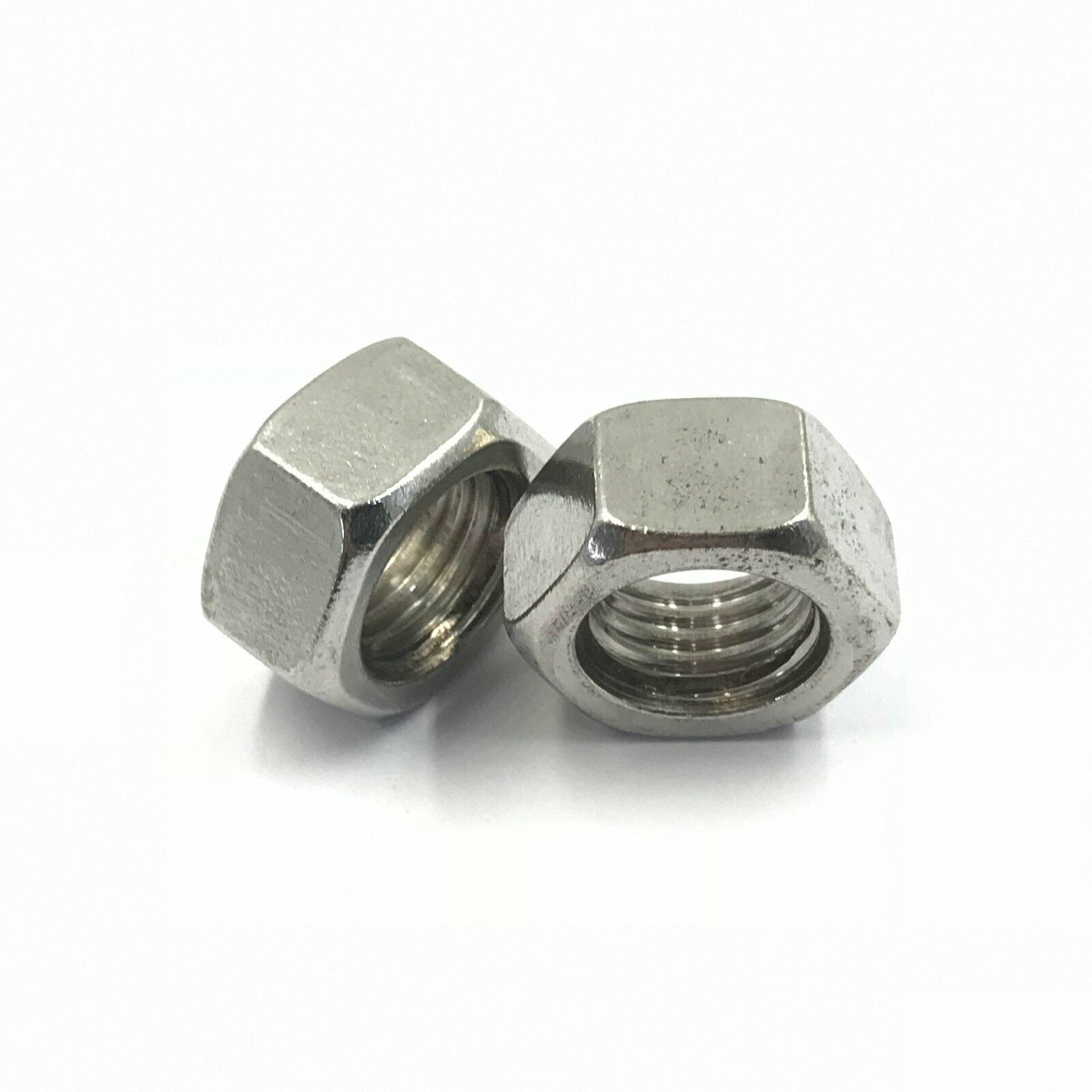 12Pcs Stainless Steel Hex Nut Right Hand Thread M8 x 1.25 [M_M_S]