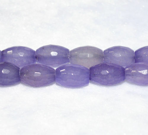 New 8x12mm faceted light purple alexandrite Rice loose jewelry stone 15 "A+