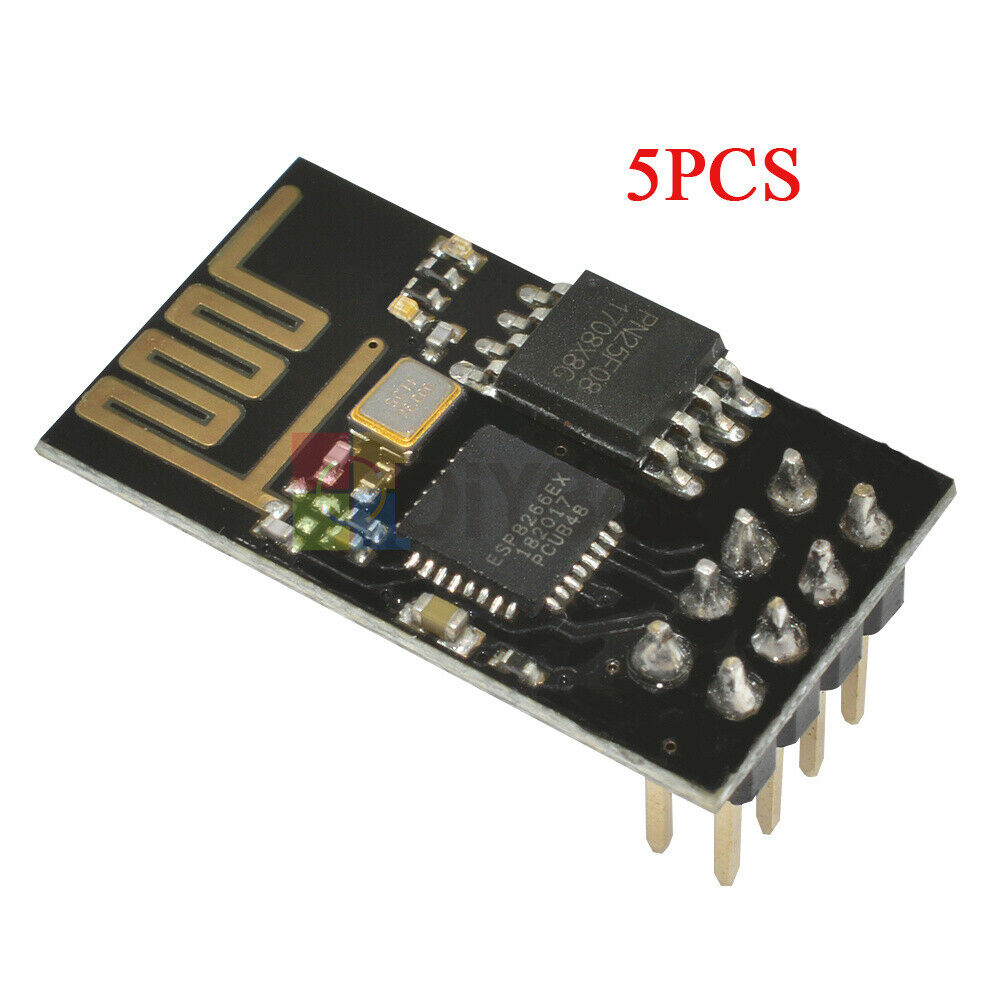5PCS 32 Pin ESP8266 Esp-01 WIFI Wireless Transceiver Module Receive LWIP AP+ STA
