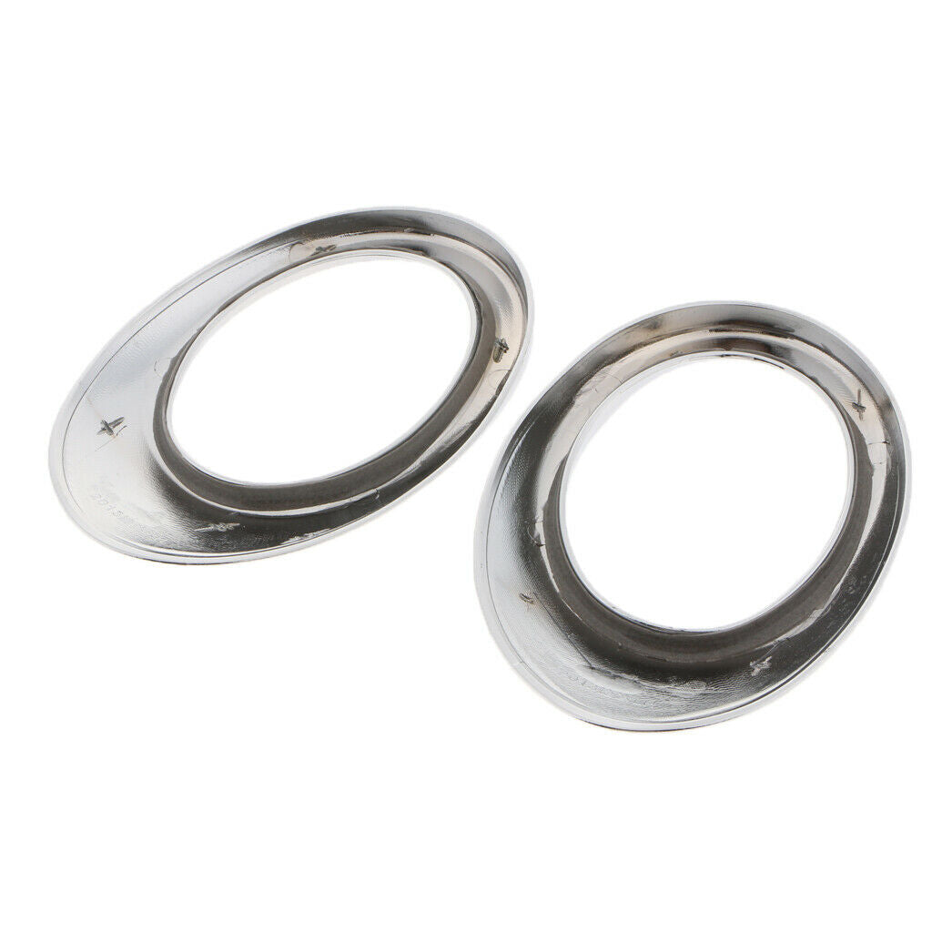 2 Pieces Fog Light Lamp Frame Cover Trim For Ford