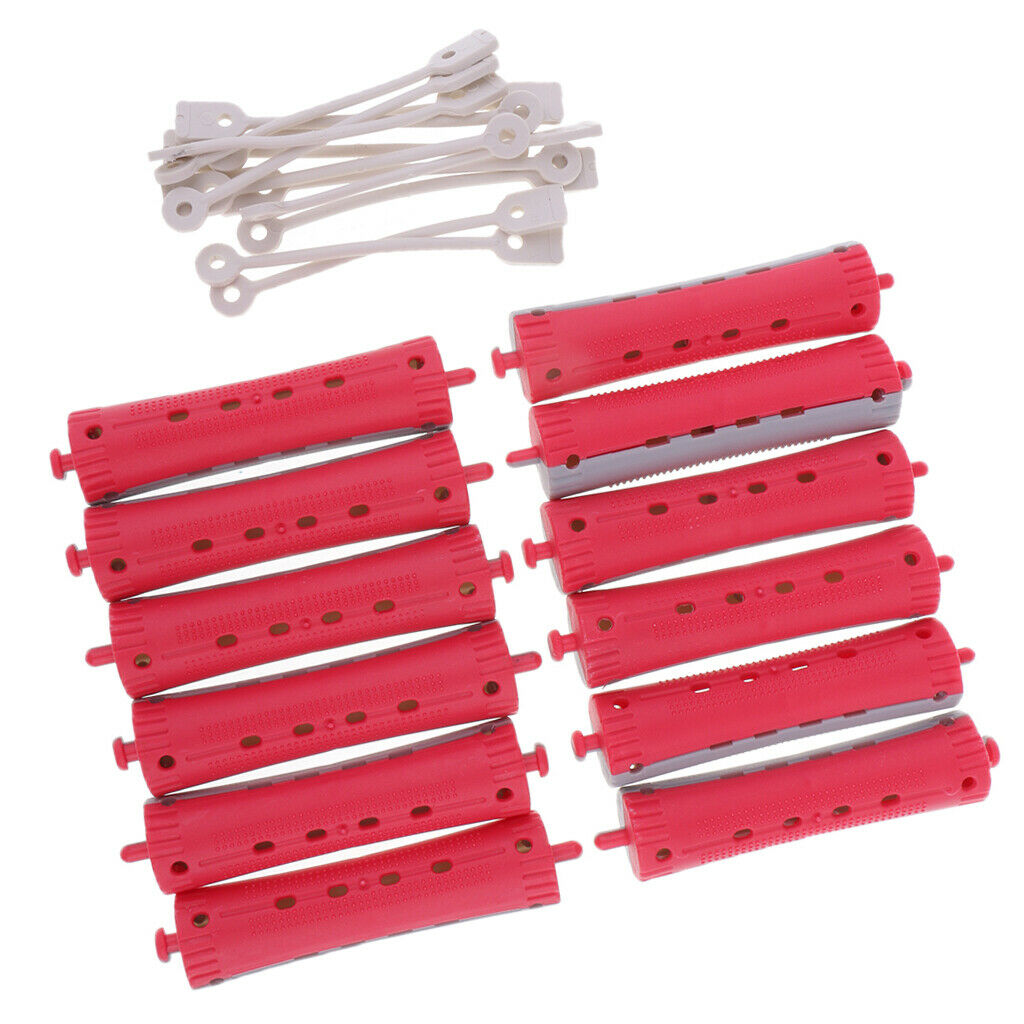 24x Perming Rods Rollers Perm Curlers Waves Rods Hair Styling DIY Slon Use