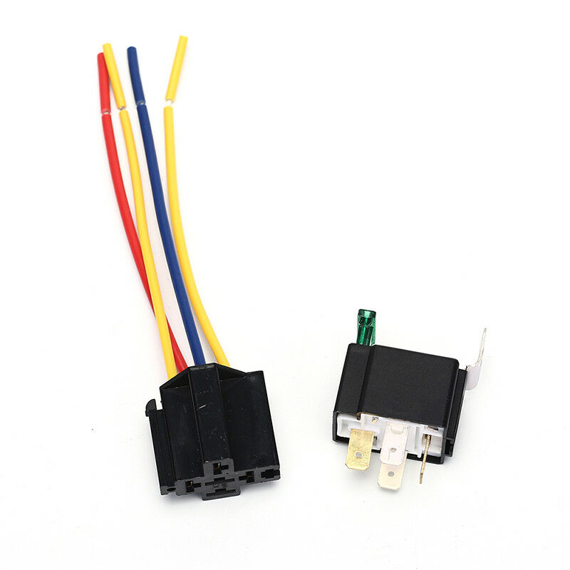 Waterproof prewired 5pin car relay harness holders 40A/12V with relay sock.l8