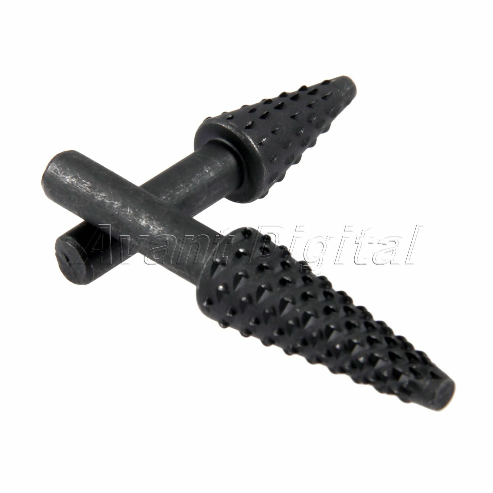 5pcs Rotary Burr File Set Wood Carving File Rasp Drill Bit Set 1/4" Shank Tool