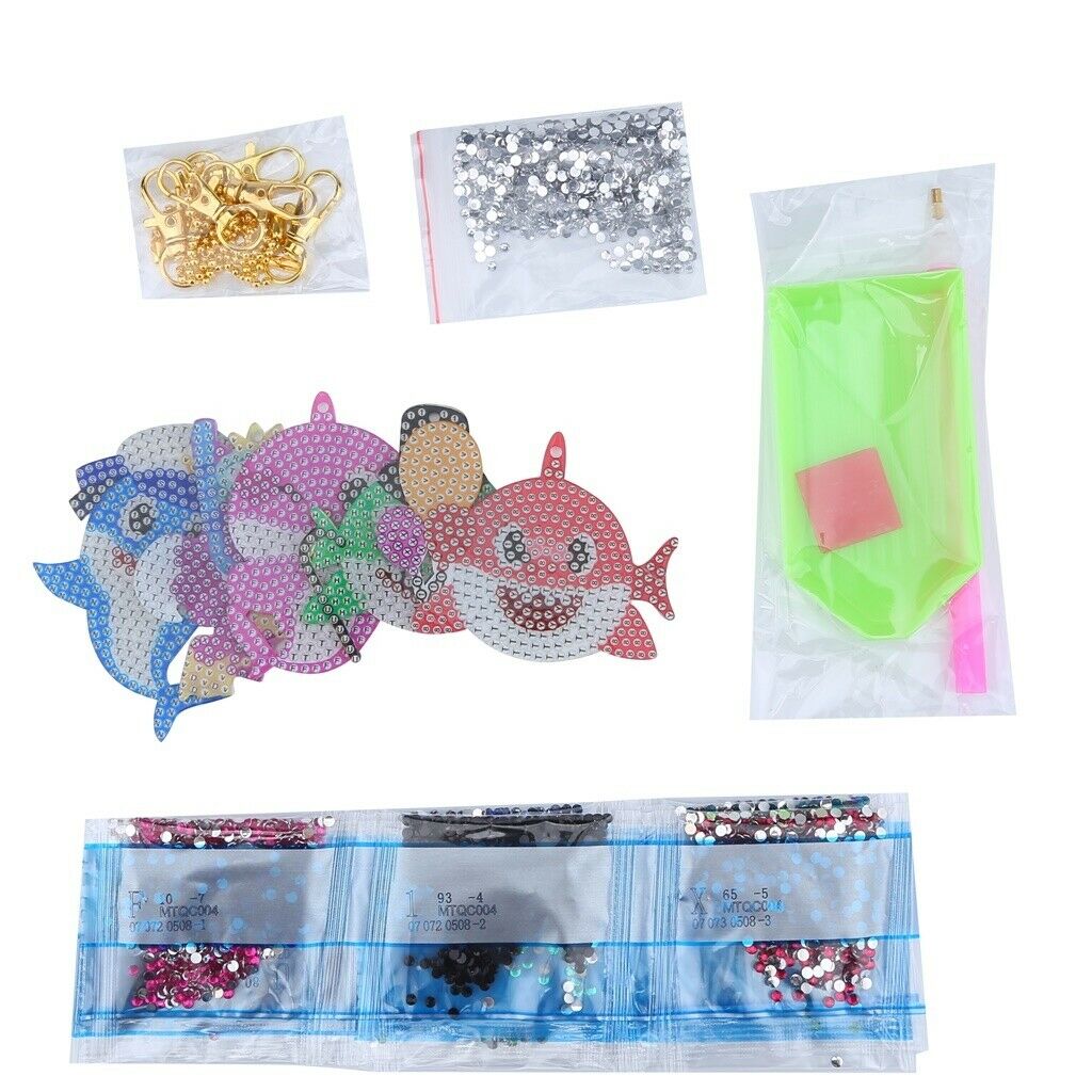 5pcs Special Drill Diamond Painting Acrylic Plate for Bags Backpack Pendant