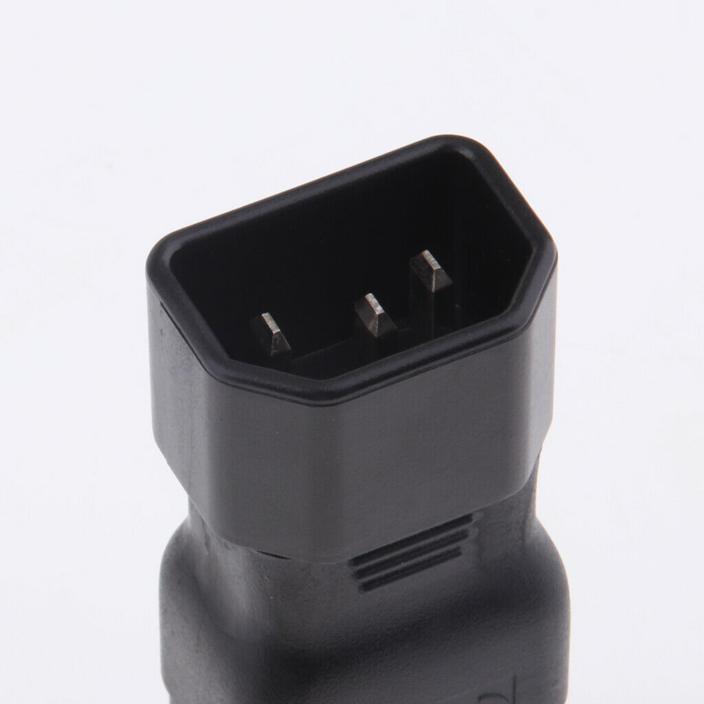 C14 to C19 Connector IEC 320 Male to Female Power Plug Adapter Converters