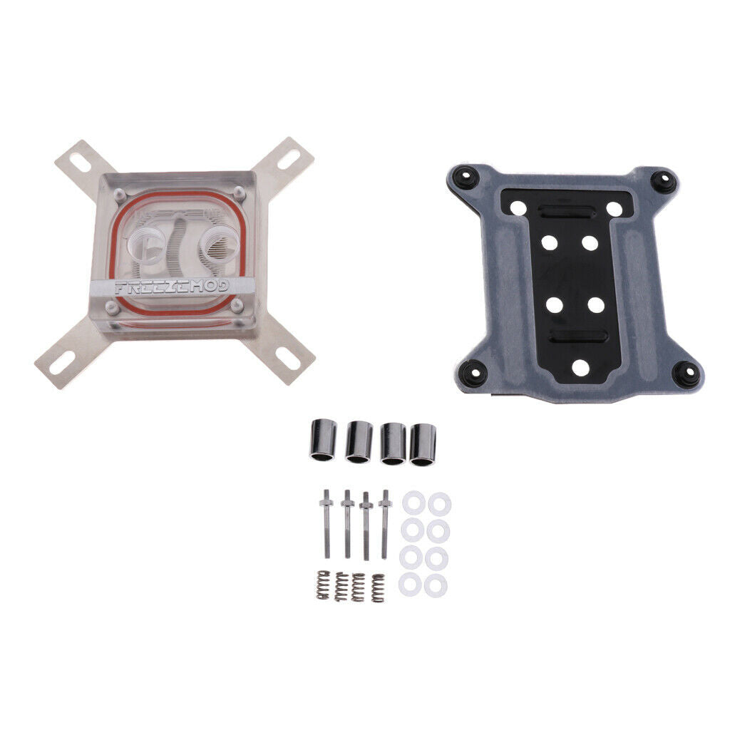 Acrylic Copper Baseboard Water Cooling CPU Block for Intel 1150 1151 1155