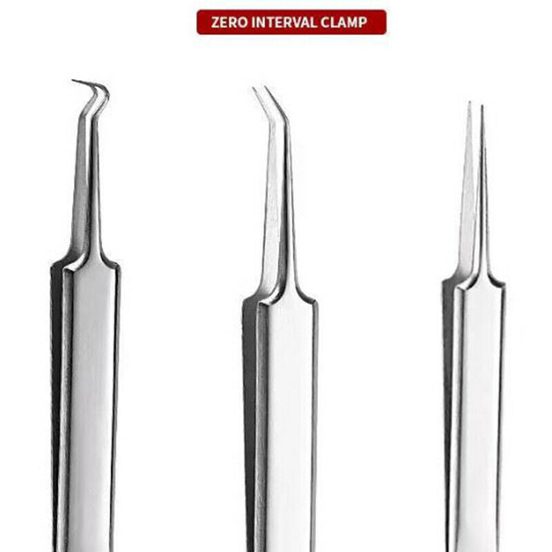 8Pcs Acne Pin Pimple Extractor Pin Stainless Steel Blackhead Remover Too.l8