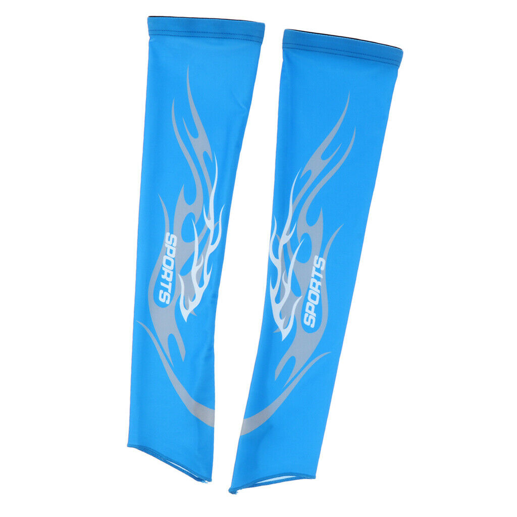1 Pair Breathable Cool Arm Sleeves Outdoors UV Protection Sun Wrap Guard XXL