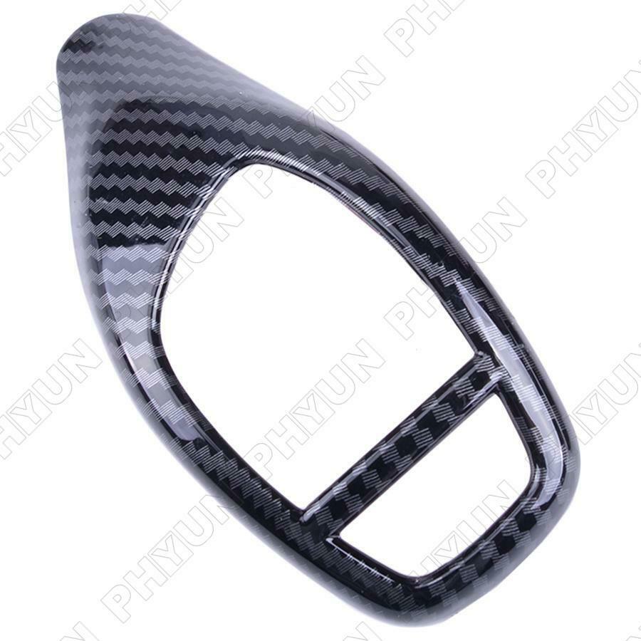 For BMW X3 X4 X5 X6 1 2 3 4 5 6 Series Gear Shift Knob Cover Carbon Fiber Style