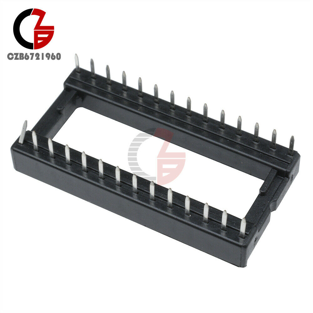 20Pcs Newest 28 pin DIP IC sockets Adaptor Wide Type Socket Pitch Dual Wipe