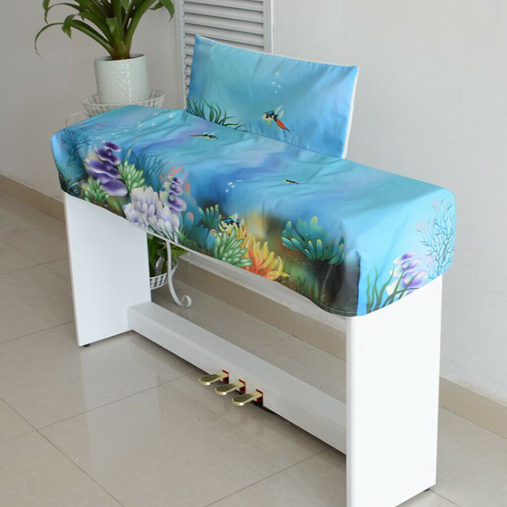 1 Piece Electronic Piano Keyboard Dust Cover Protector Fish