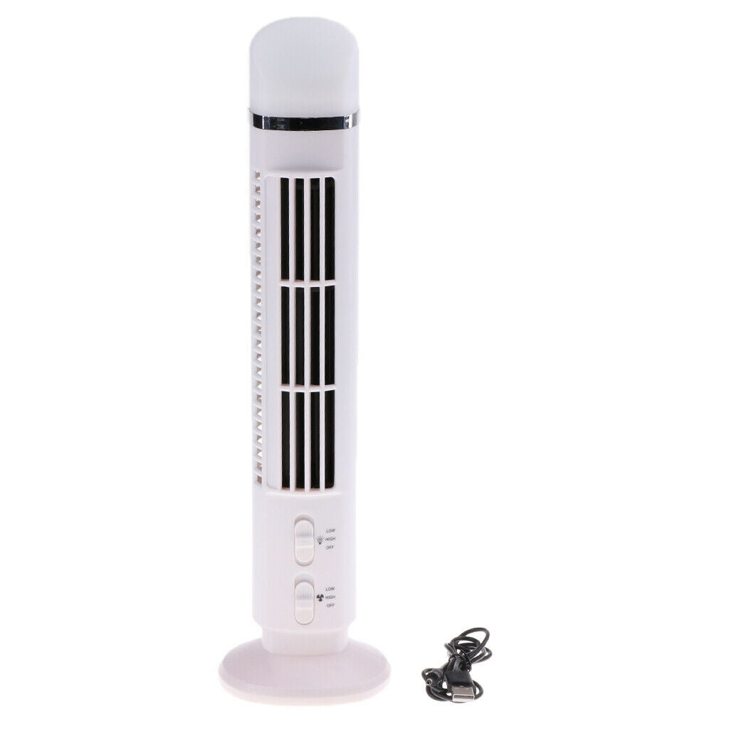 White USB Desk Fan Office Fan Desk Fan Hand Fan Mini Stand Fan